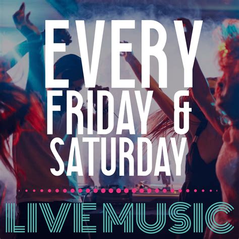 Live music this weekend near me - Concerts and Live Music. Music fans can enjoy a wide variety of live music in Virginia. Check out the events below to discover epic concerts at Virginia’s best venues, live shows with up-and-coming Virginia bands at smaller venues, local concert series, and more. Virginia music is best heard live! Explore our list of concerts and live music ...